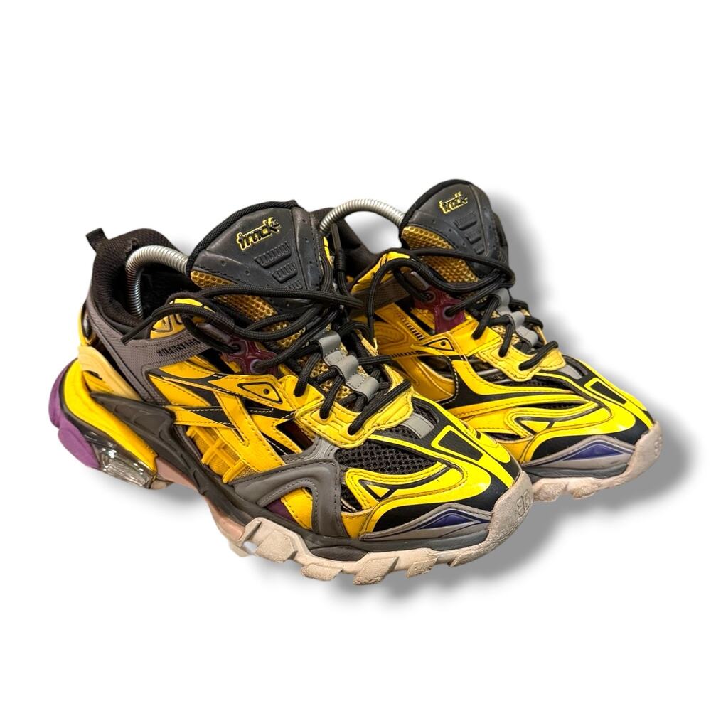 Balenciaga Track 2 ‘Yellow Purple’ Low-Top Sneaker | Size 41EU(8US)